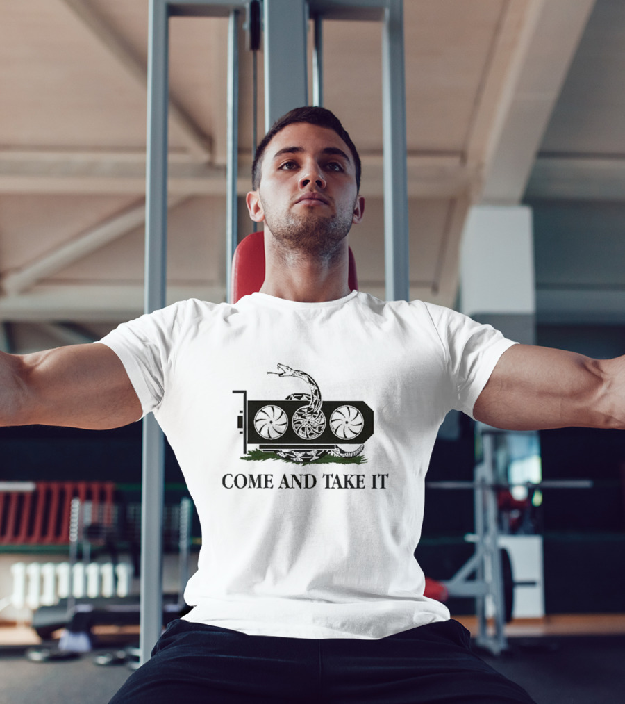 Come And Take It Graphics Card Snake Coil T-Shirt
