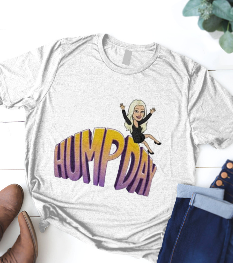 Debbie Quasimodo Hump Day Cartoon Character Text T-Shirt
