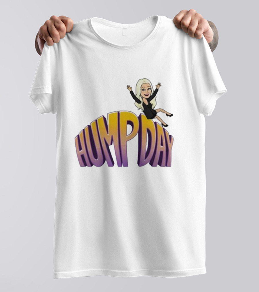 Debbie Quasimodo Hump Day Cartoon Character Text T-Shirt