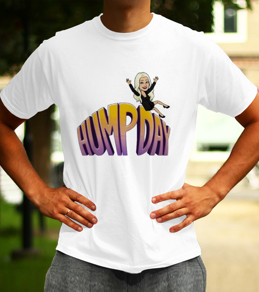 Debbie Quasimodo Hump Day Cartoon Character Text T-Shirt