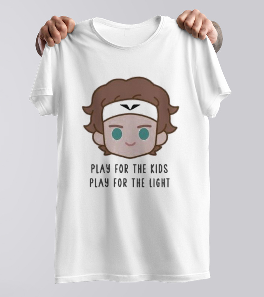 Andrey Rublev Play For The Kids Play For The Light Kawaii Headband T-Shirt
