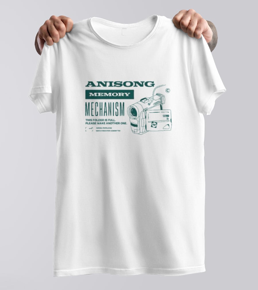 Anisong Memory Mechanism Camcorder This Folder Is Full Please Make Another One T-Shirt