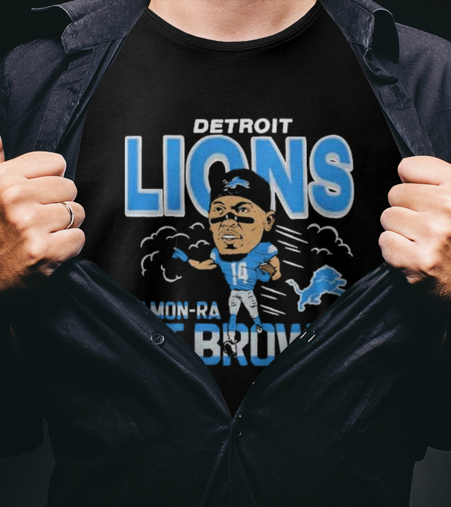Detroit Lions Amon-Ra St. Brown Player T-Shirt