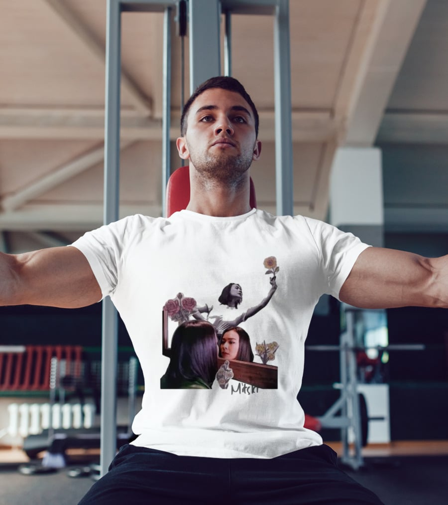 Mitski Collage With Flowers And Reflective T-Shirt