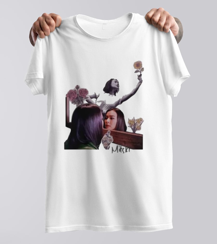 Mitski Collage With Flowers And Reflective T-Shirt