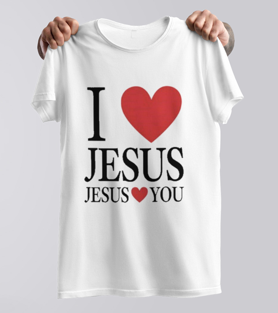 Bryce Crawford I Heart Jesus Jesus Loves You T-Shirt