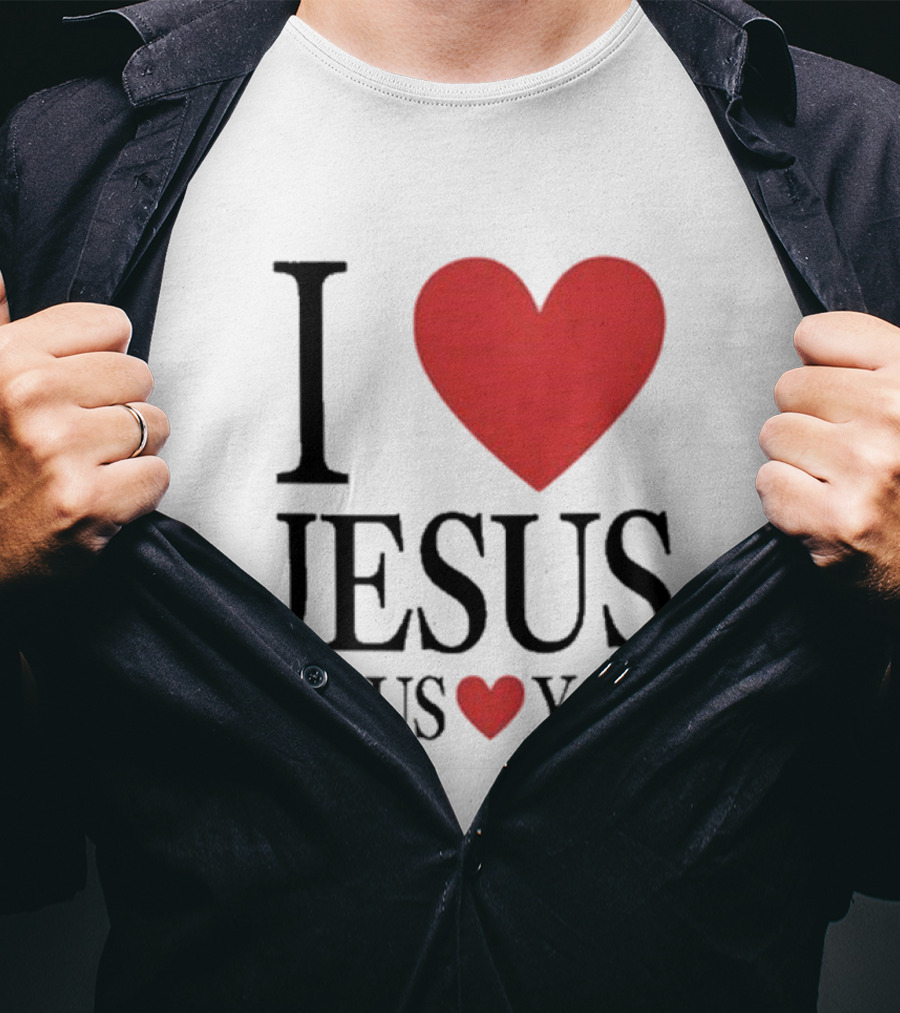 Bryce Crawford I Heart Jesus Jesus Loves You T-Shirt