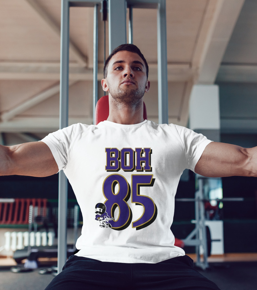 BOH 85 Game Day Football Player T-Shirt