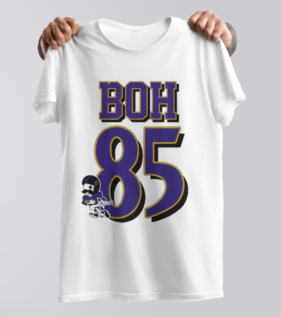 BOH 85 Game Day Football Player T-Shirt