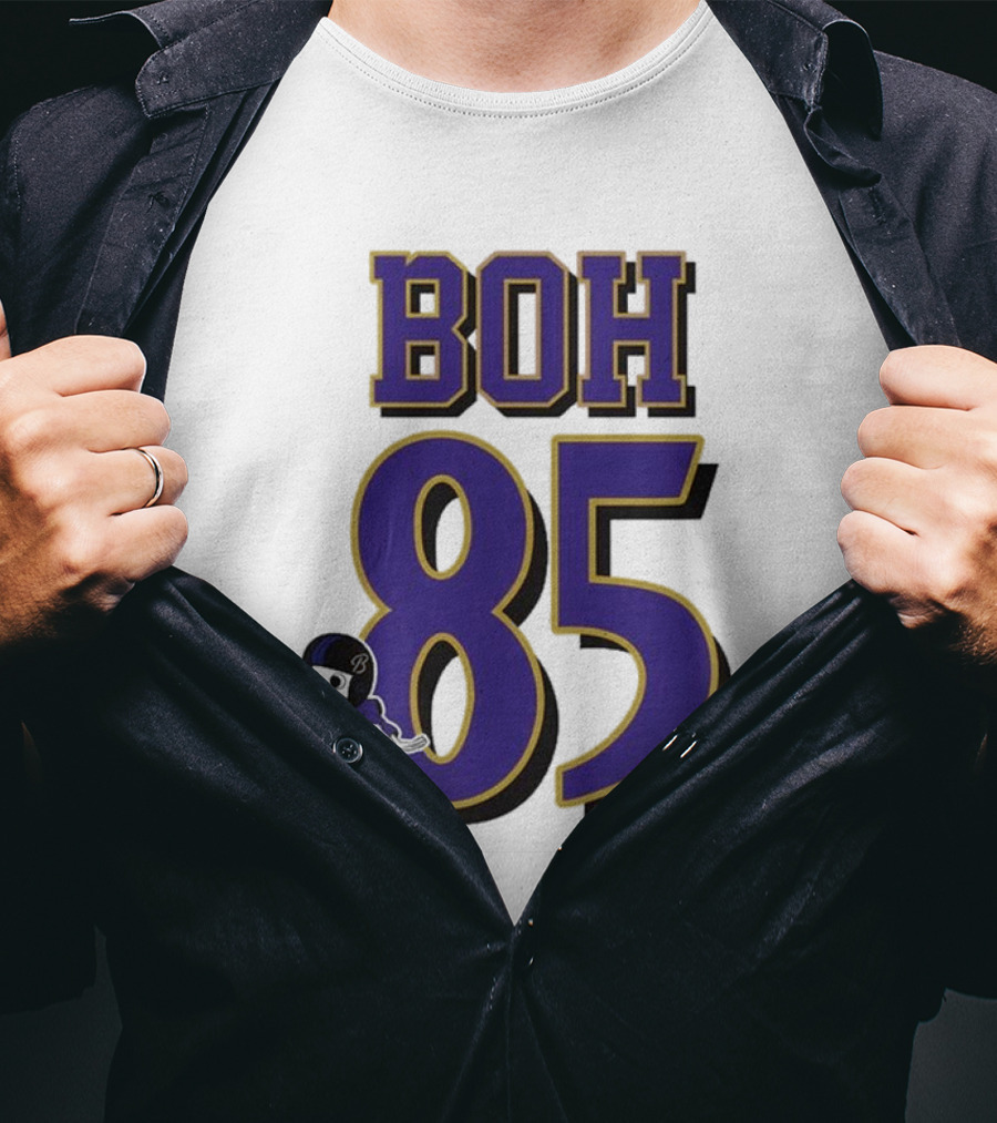 BOH 85 Game Day Football Player T-Shirt