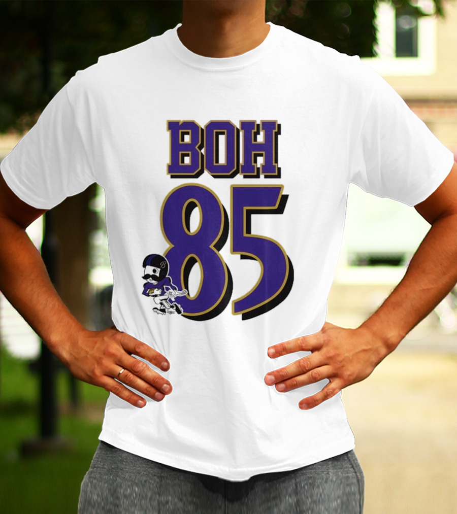 BOH 85 Game Day Football Player T-Shirt