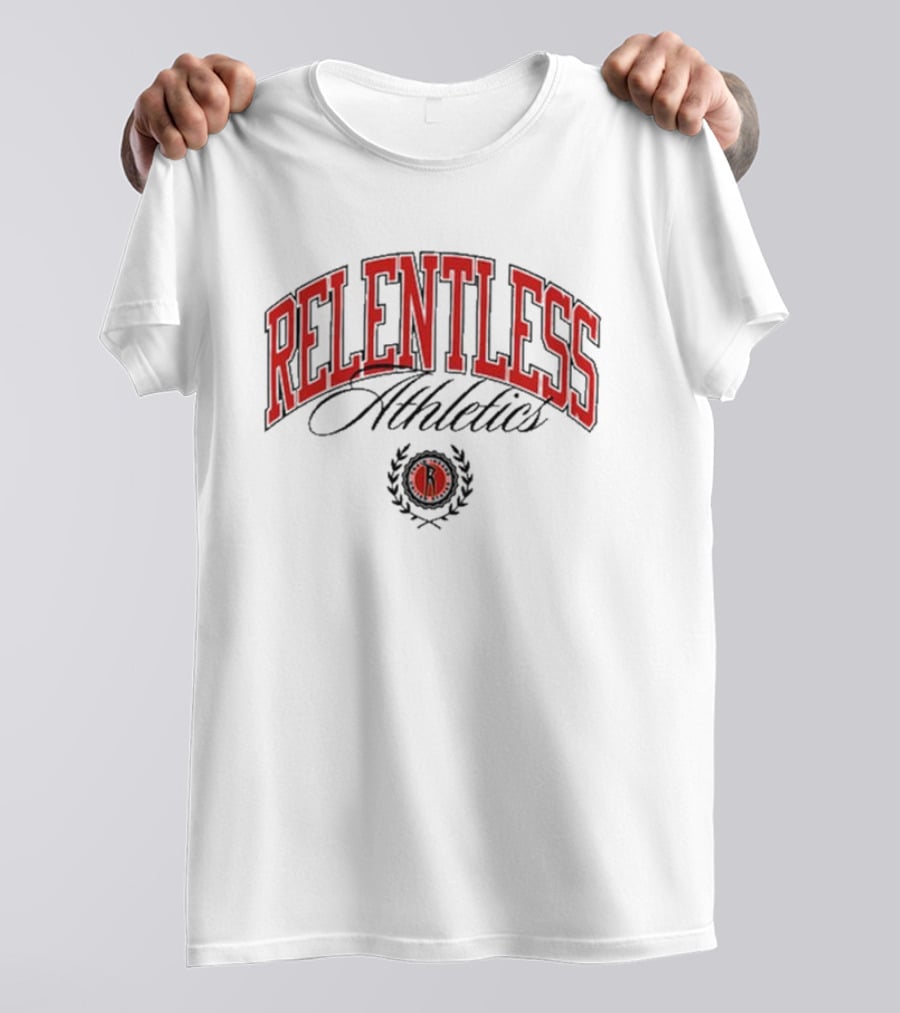 Relentless Athletics Jesse James West Logo Badge T-Shirt