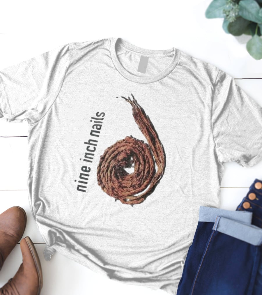 Nine Inch Nails Rope Coil Black T-Shirt