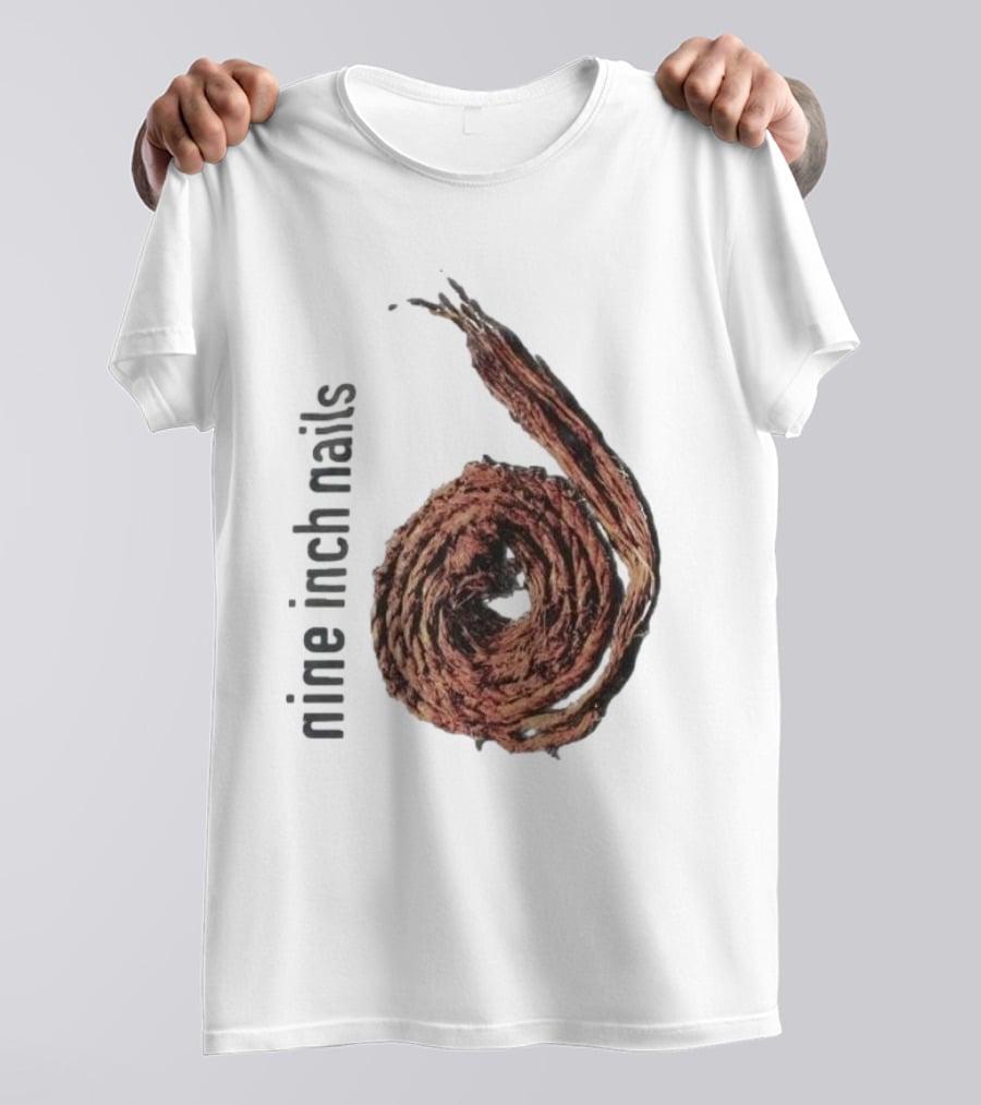 Nine Inch Nails Rope Coil Black T-Shirt