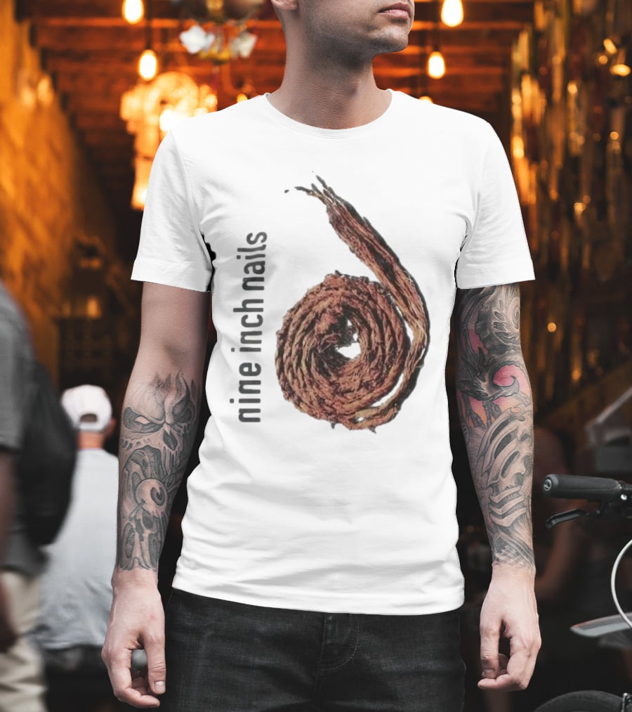 Nine Inch Nails Rope Coil Black T-Shirt