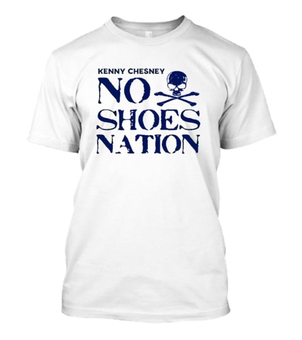 Kenny Chesney No Shoes Nation Skull Aqua T-Shirt
