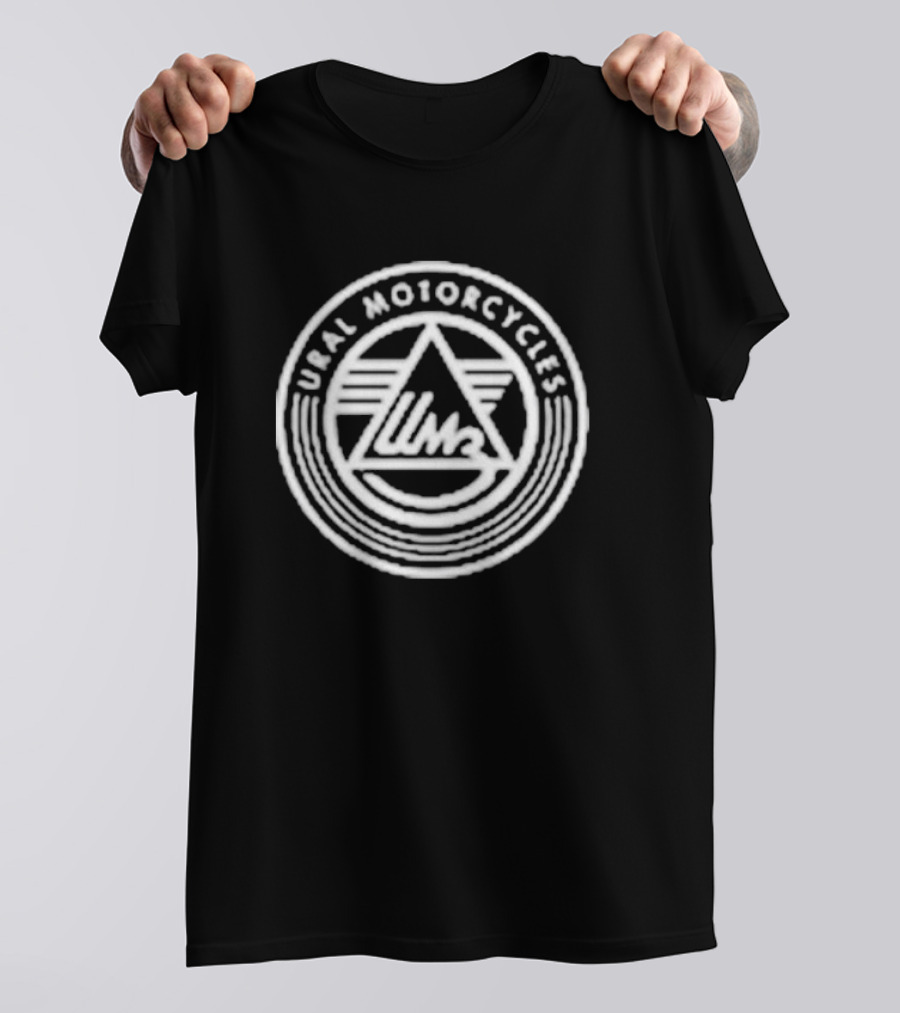 URAL MOTORCYCLES VINTAGE USSR STYLE LOGO CIRCLE T-Shirt