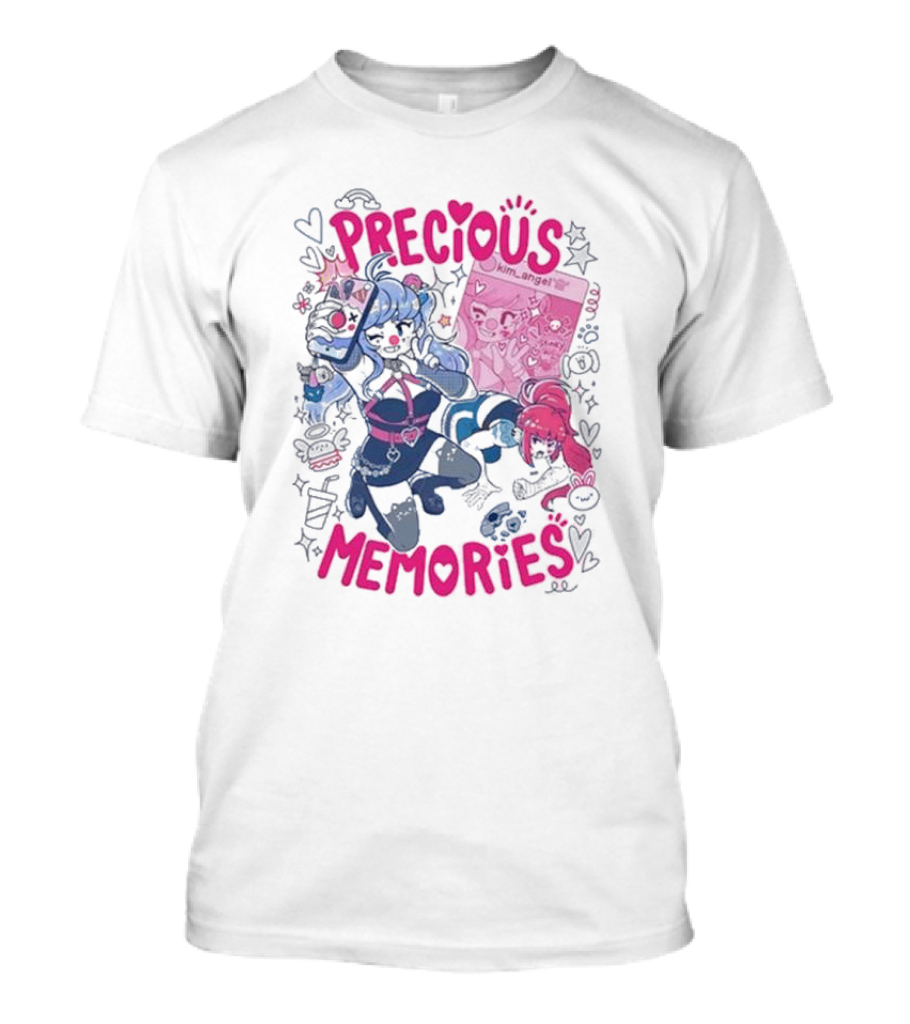 Precious Memories Kim_angel Anime Gaming Aesthetic T-Shirt