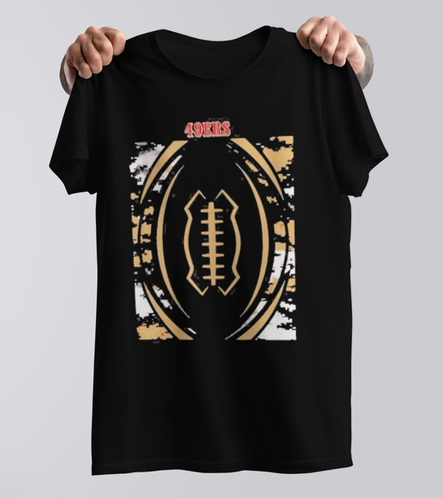 San Francisco 49ers 49ers Football Oval T-Shirt