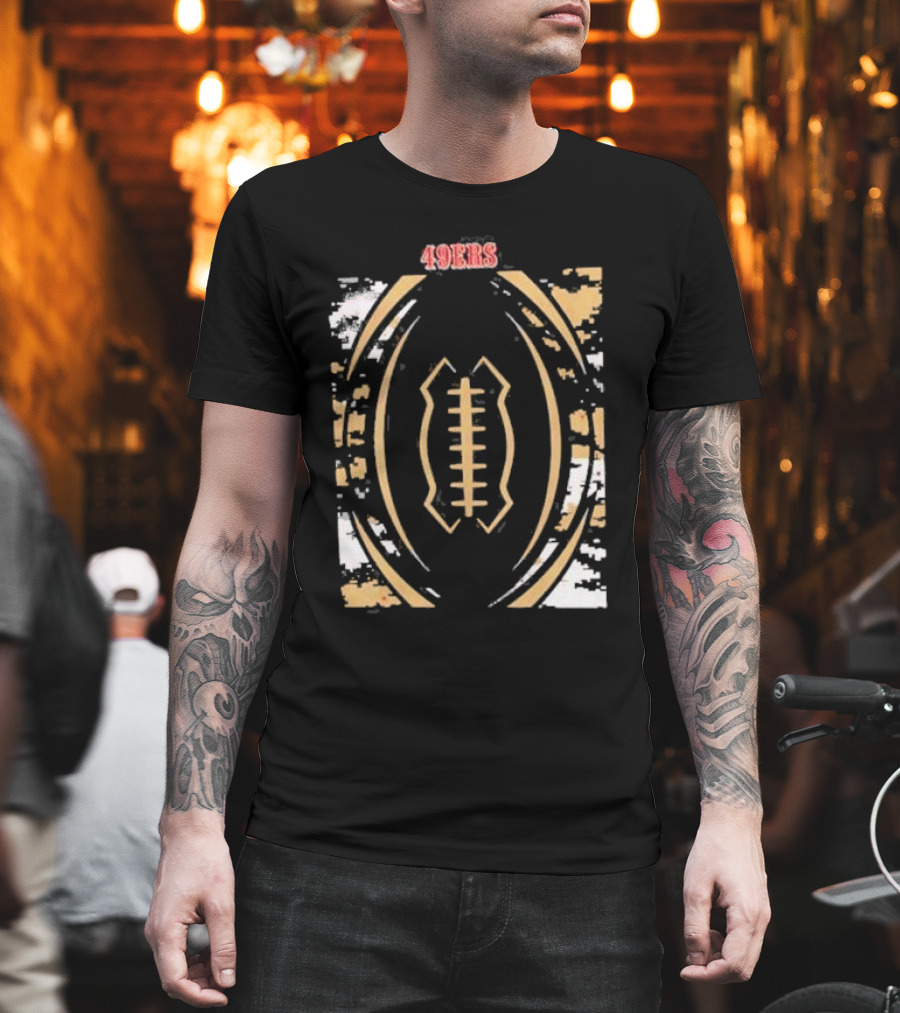 San Francisco 49ers 49ers Football Oval T-Shirt