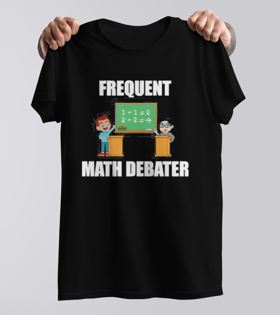 Frequent Math Debater Summerhays Bros Chalkboard Equation T-Shirt