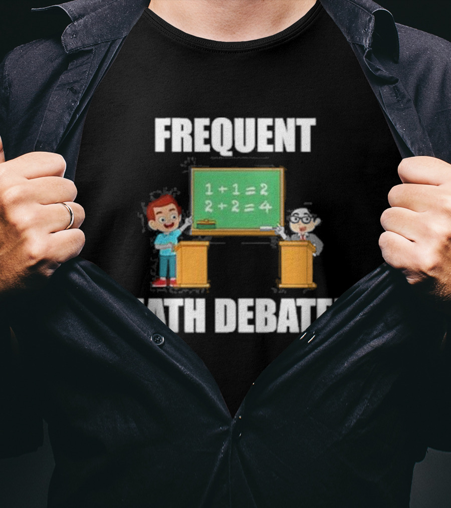 Frequent Math Debater Summerhays Bros Chalkboard Equation T-Shirt