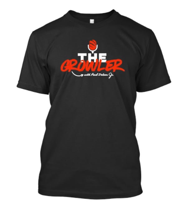 The Growler With Paul Dehner Jr. Microphone Basketball T-Shirt