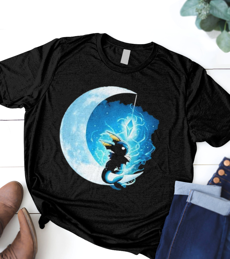 Water Stone Moon Dragon Vallina84 T-Shirt