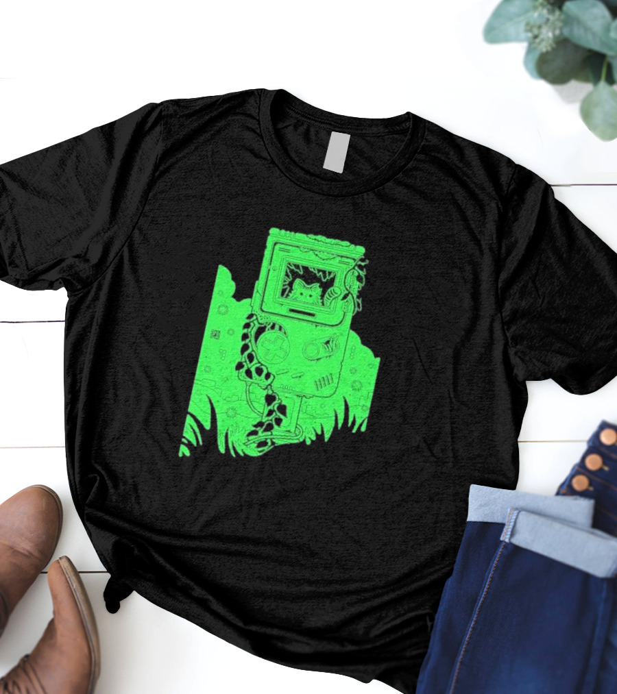 Abandoned Glow Retro Creature Drew Wise T-Shirt