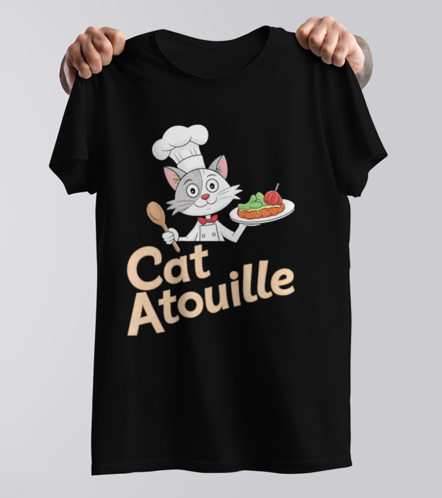 Cat Atouille Chef Cat With Ratatouille T-Shirt