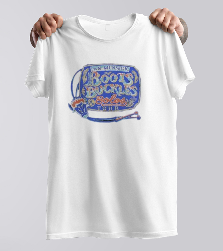 Ian Munsick Boots Buckles Bolos Tour T-Shirt
