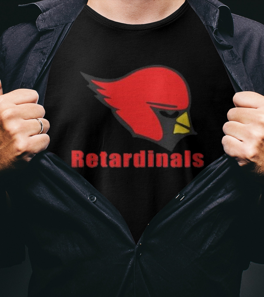 Arizona Retardinals Red Birdhead T-Shirt