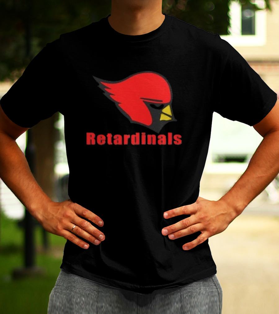 Arizona Retardinals Red Birdhead T-Shirt
