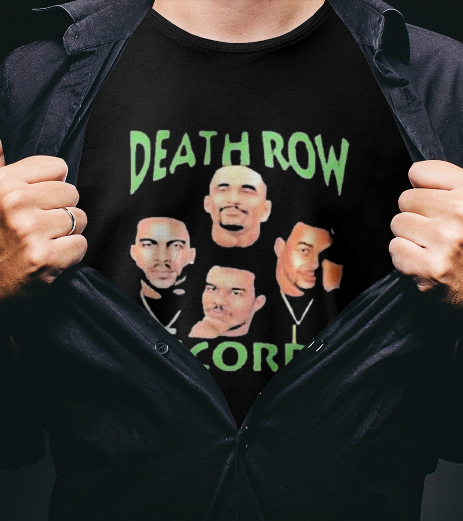 Death Row Records Famous Artists Icons T-Shirt