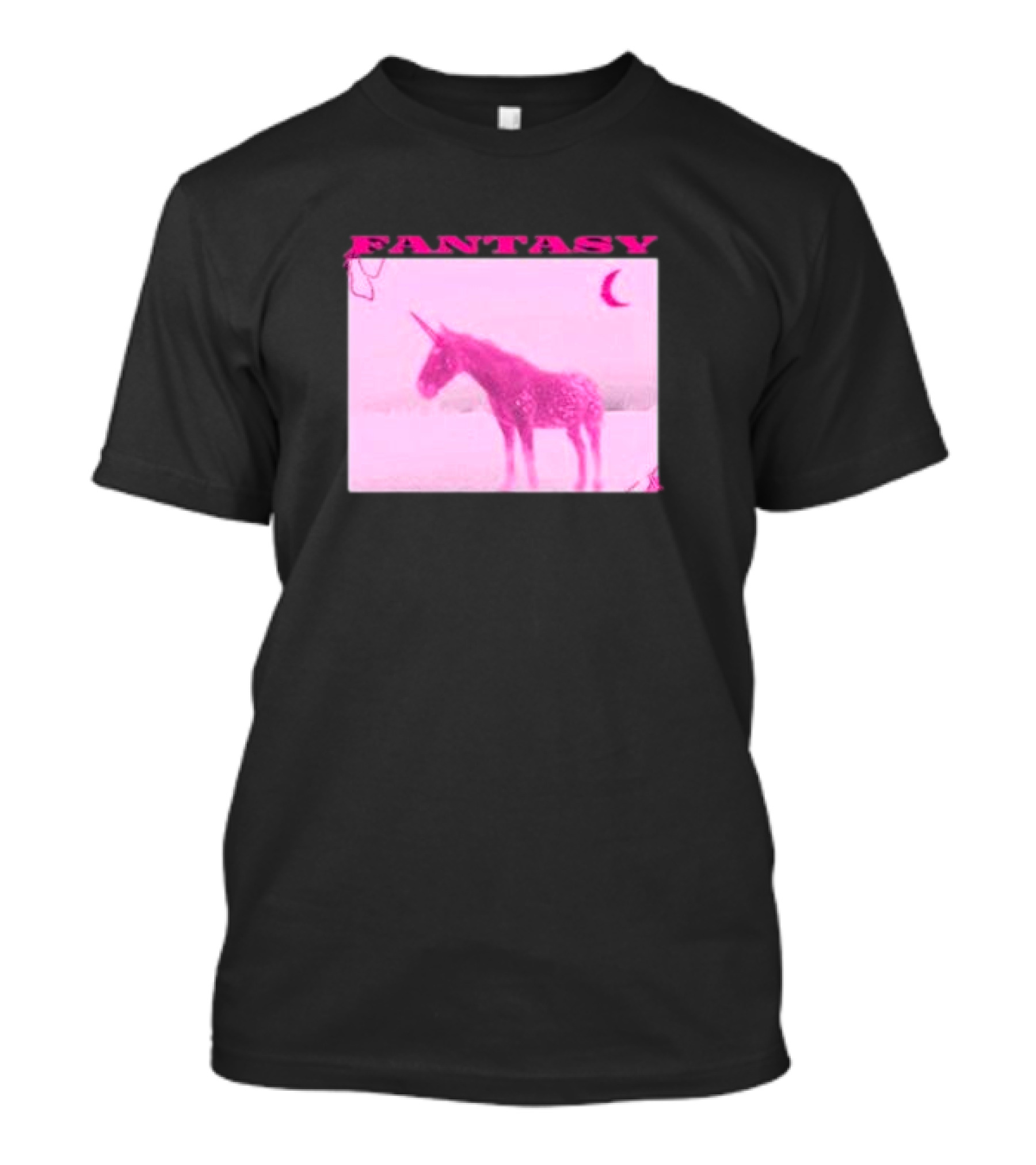 Fantasy Pink Unicorn Indigo De Souza T-Shirt