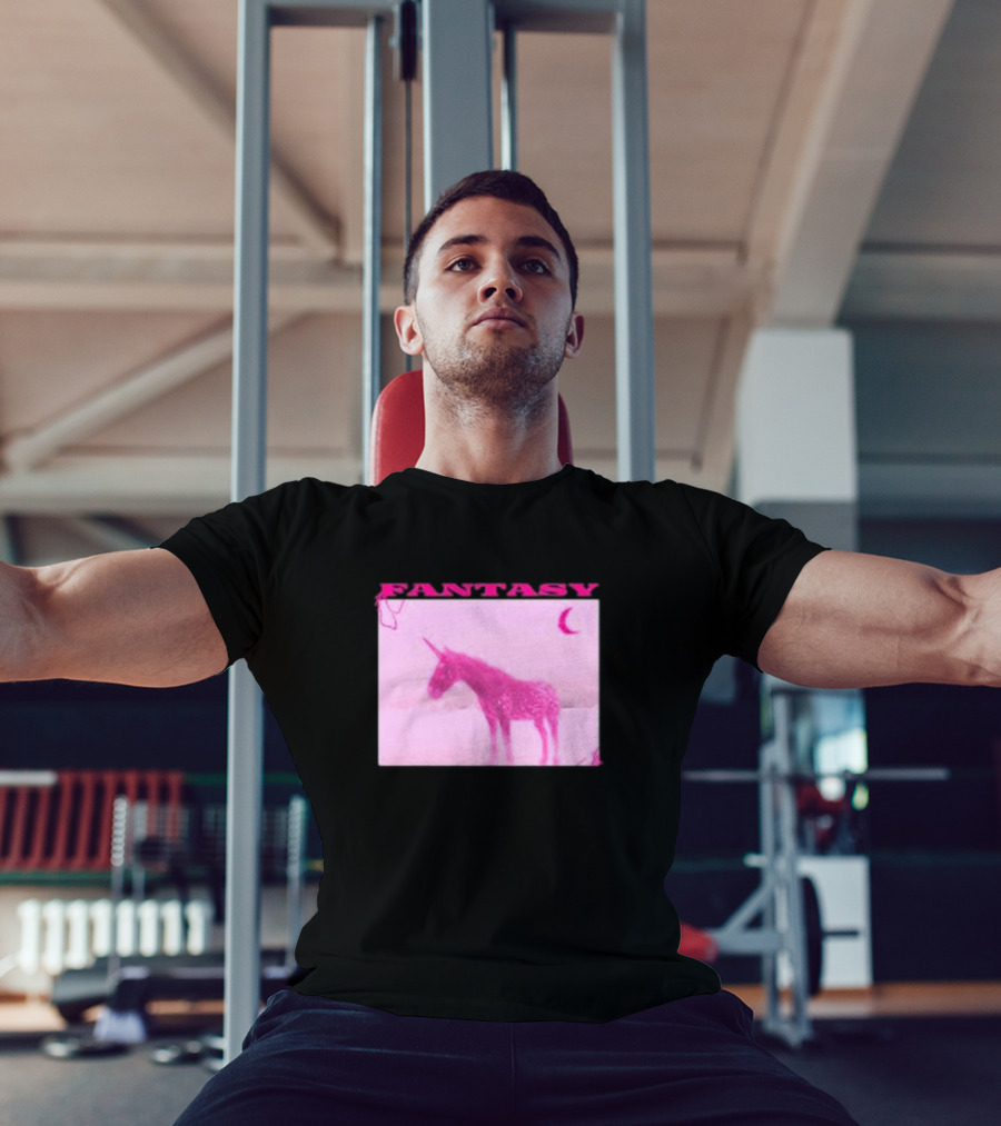 Fantasy Pink Unicorn Indigo De Souza T-Shirt