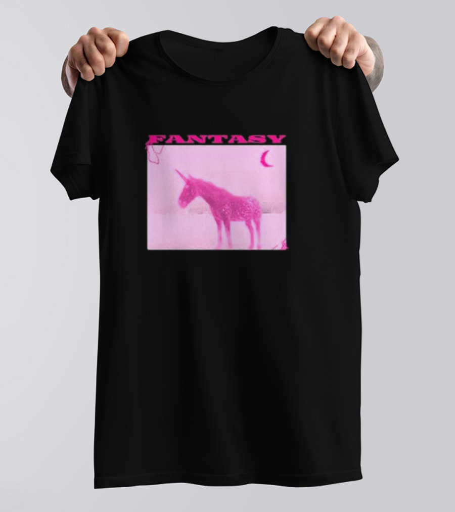 Fantasy Pink Unicorn Indigo De Souza T-Shirt