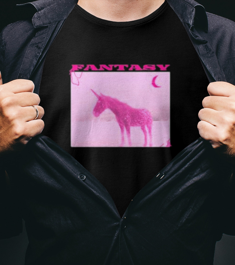 Fantasy Pink Unicorn Indigo De Souza T-Shirt