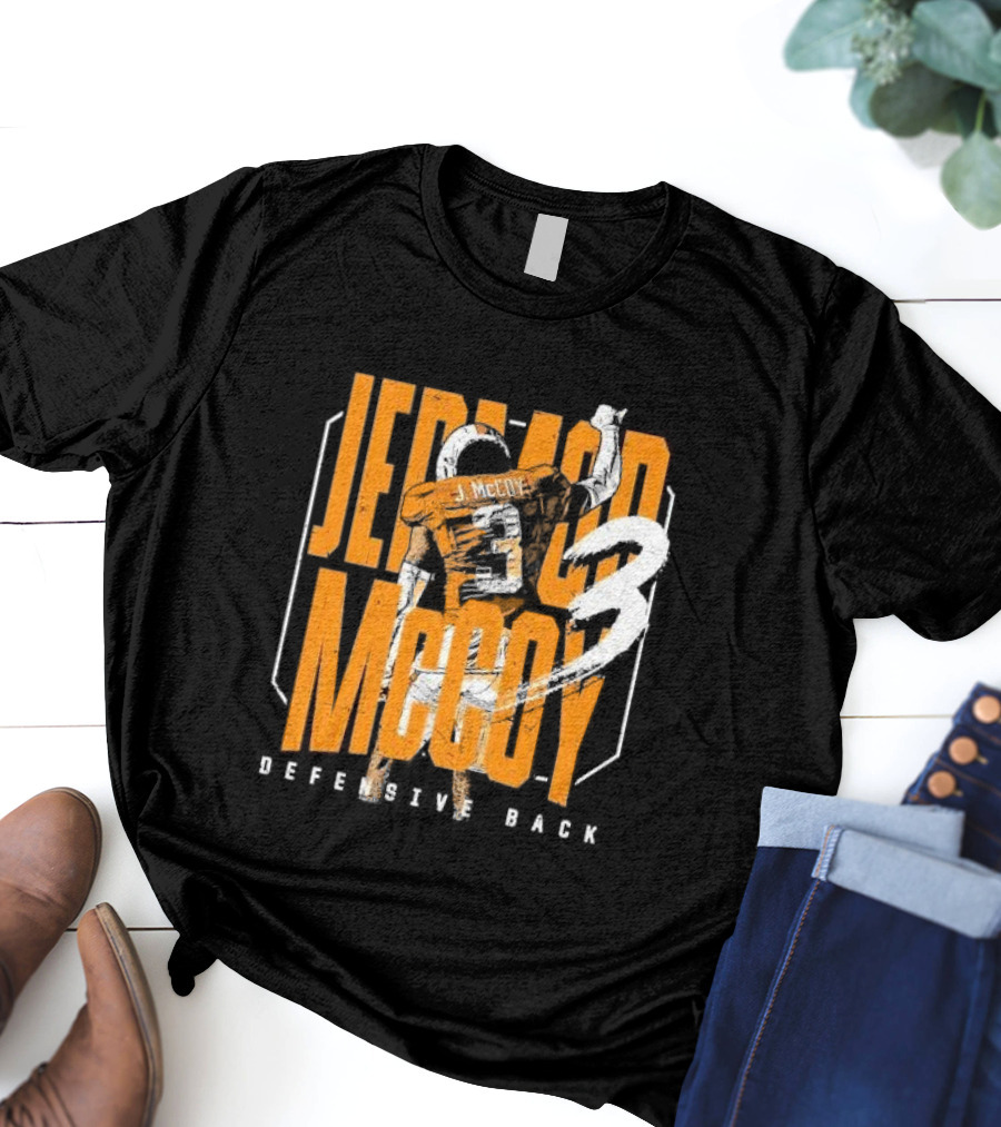 Jermod McCoy Defensive Back Number 3 College Player T-Shirt