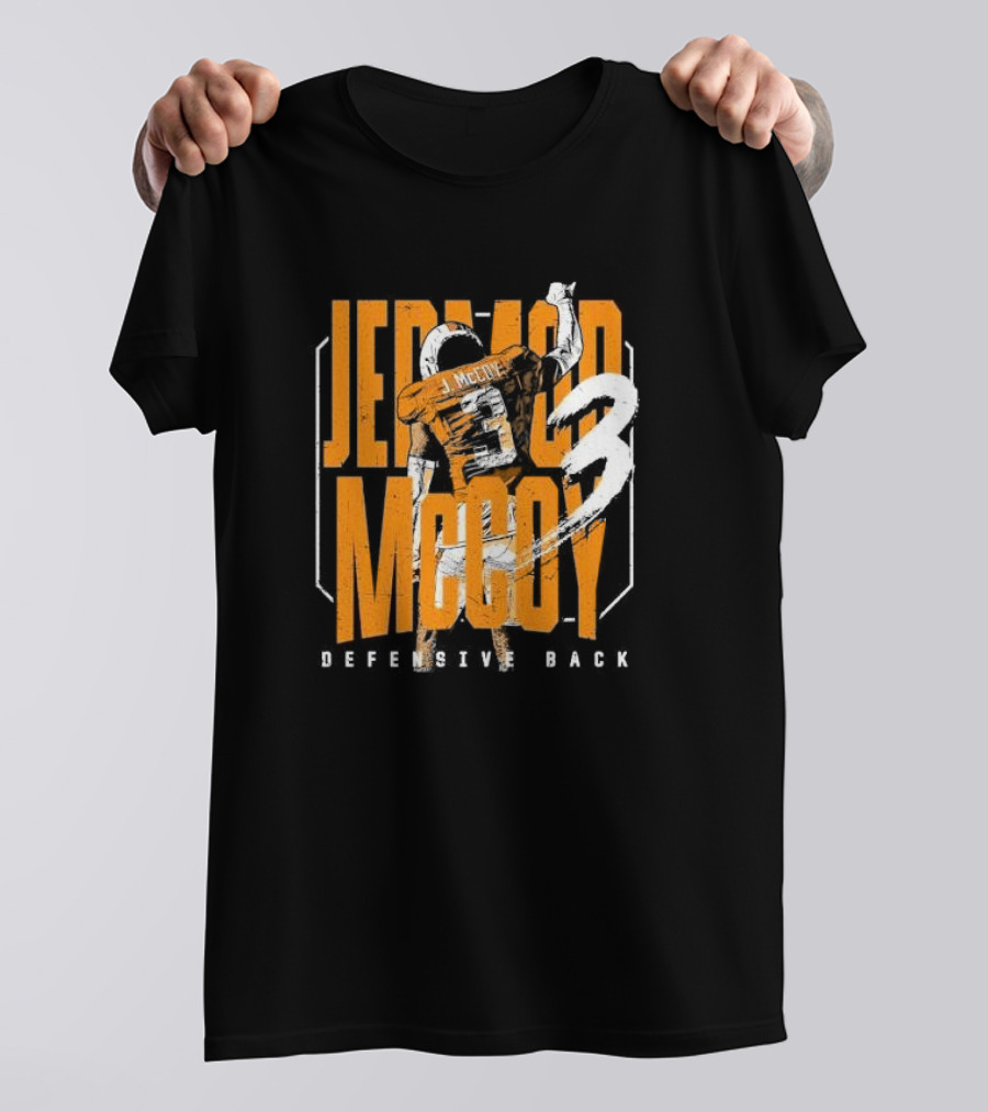 Jermod McCoy Defensive Back Number 3 College Player T-Shirt