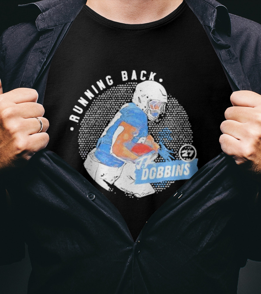 Running Back J.K. Dobbins Los Angeles C Dots T-Shirt
