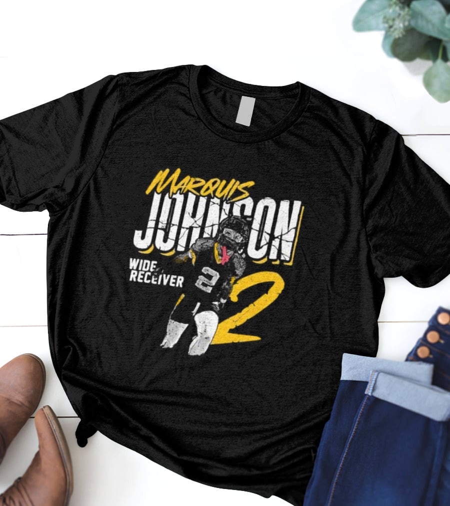 Marquis Johnson Wide Receiver 2 College Football Crack T-Shirt