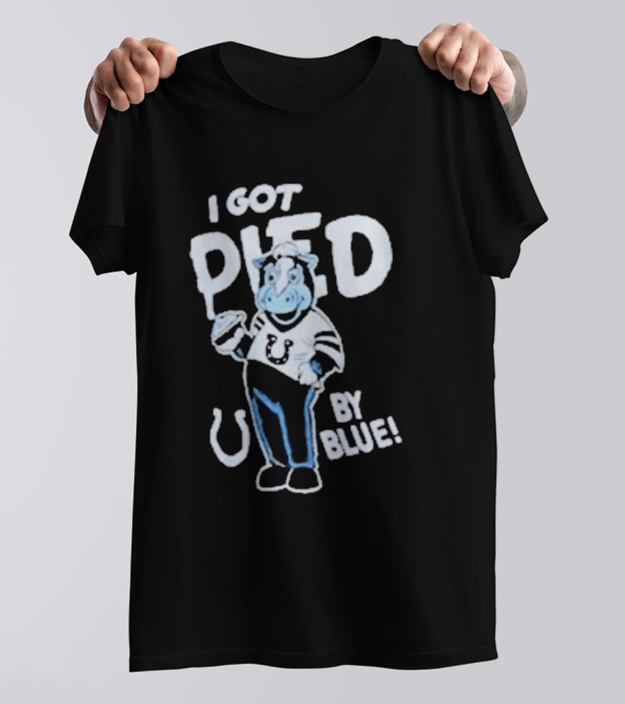 Indianapolis Colts I Got Pied By Blue Mascot T-Shirt