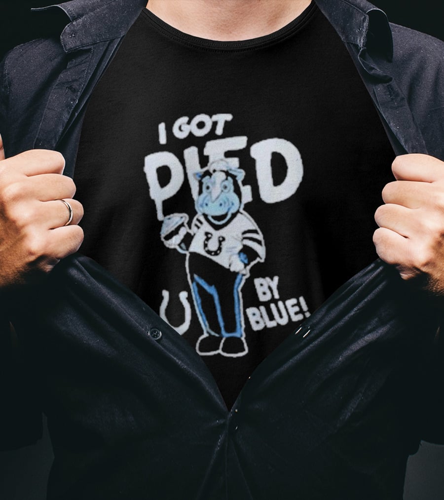 Indianapolis Colts I Got Pied By Blue Mascot T-Shirt