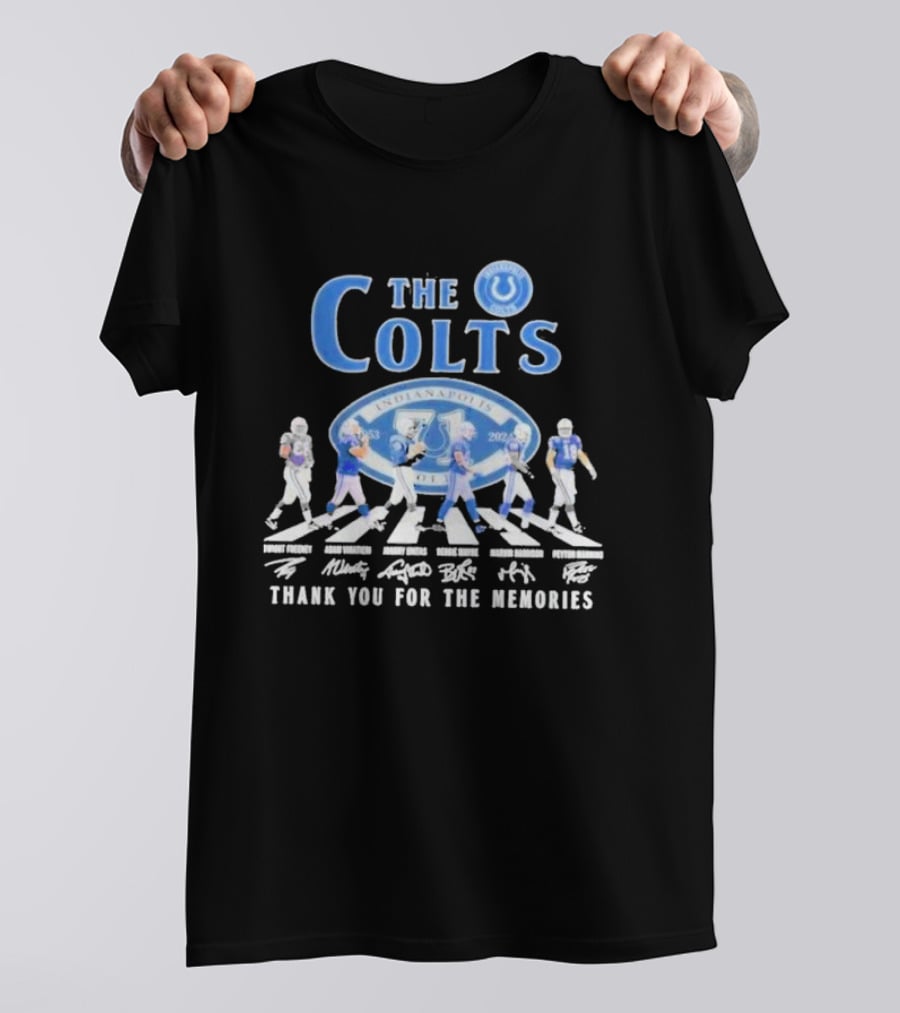 The Colts Indianapolis Colts Legends Thank You For The Memories T-Shirt