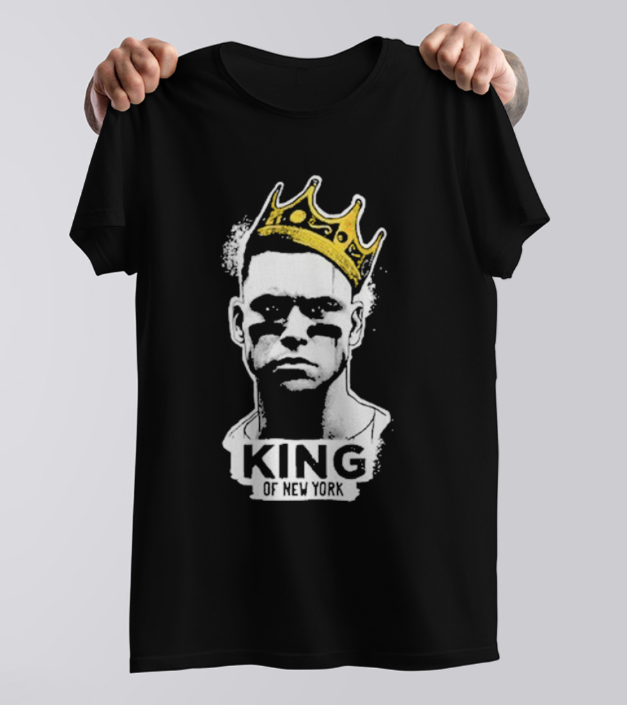 King Of New York Judge Baseball Icon With Crown T-Shirt