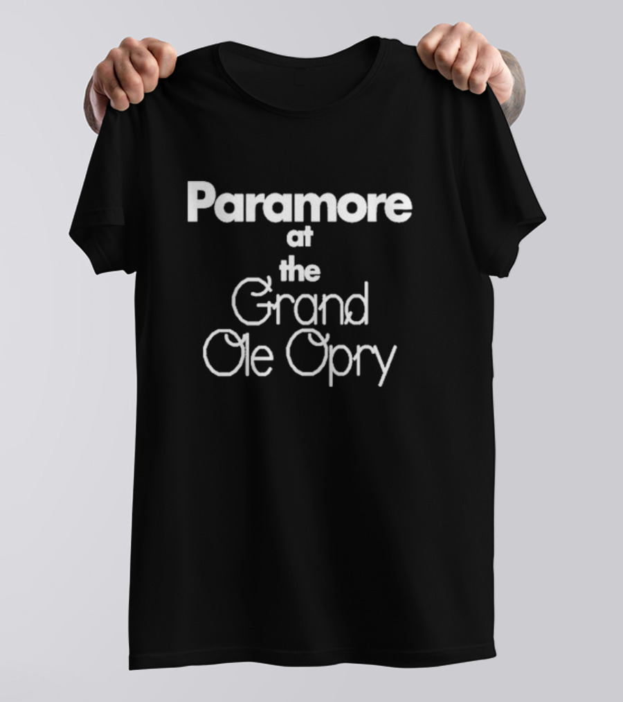 Paramore Concert Event At The Grand Ole Opry Venue T-Shirt