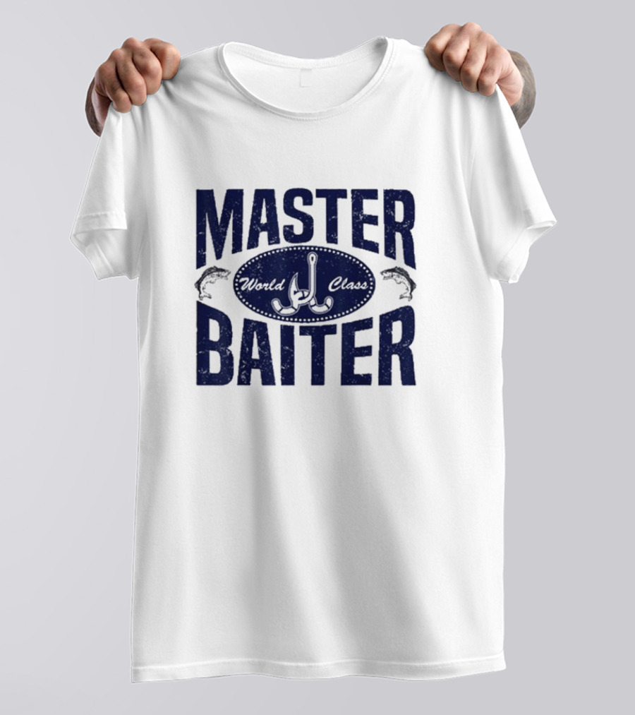 World Class Master Baiter Fishing Bait Hooks T-Shirt