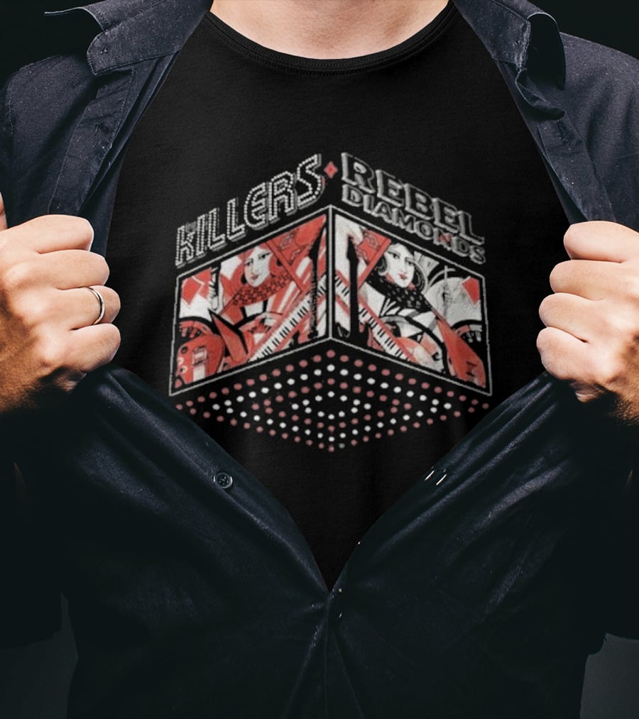 Killers Rebel Diamonds Vintage Cube T-Shirt