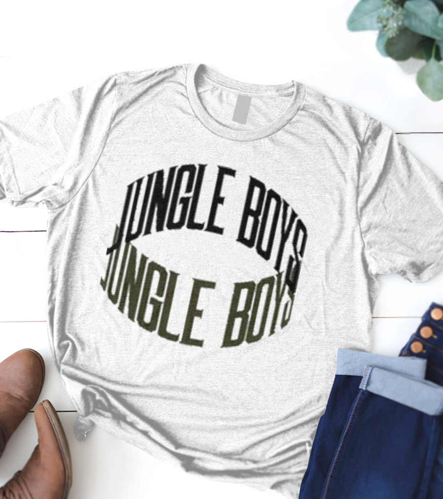 Jungle Boys 2D Optical Text Illusion T-Shirt